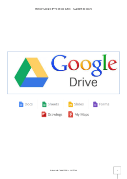 Utiliser Google drive Utiliser Google drive et ses