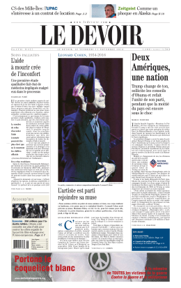 Deux Amériques, une nation