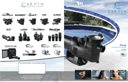 Pump - Carvin