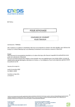 Coupure EDF