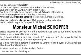 Monsieur Michel SCHOPFER