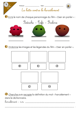 La lutte contre le harc&egrave;lement