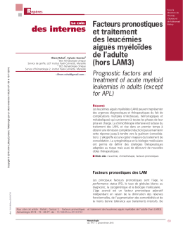 des internes - John Libbey Eurotext
