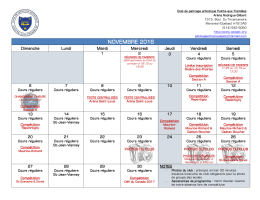 calendrier du mois de novembre - CPA Pointe-aux