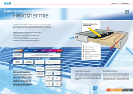 Connaissances de base héliothermie