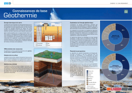 Connaissances de base géothermie