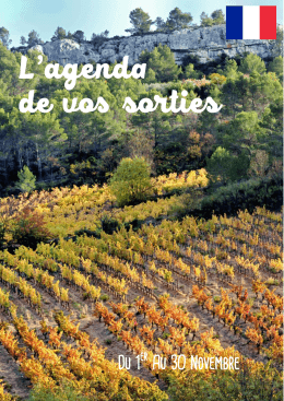 L`agenda de vos sorties du Canal du Midi au Saint Chinian