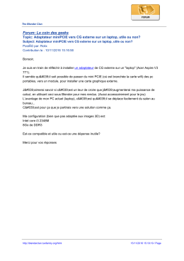 Forum: Le coin des geeks - The Blender Clan