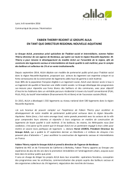 Télécharger le communiqué de presse
