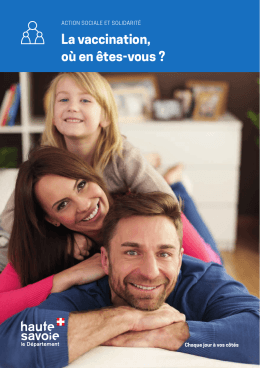 La vaccination, où en êtes-vous - Département de la Haute