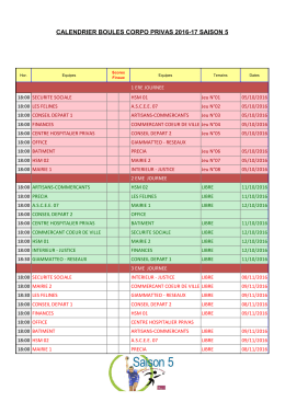 championnat - Boules Corpo PRIVAS