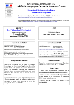 afn 16 317 - Site d`information sur COMDALO