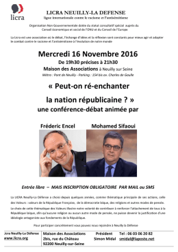 Mercredi 16 Novembre 2016 « Peut-on ré