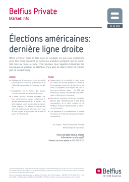 Élections américaines: dernière ligne droite