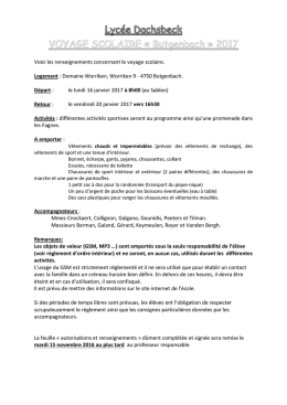 vs-2emes - Lycée Dachsbeck