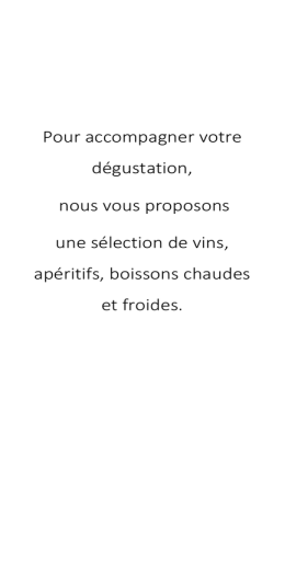 Les boissons - Sushiya Vannes