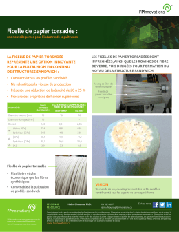 Ficelle de papier torsadée