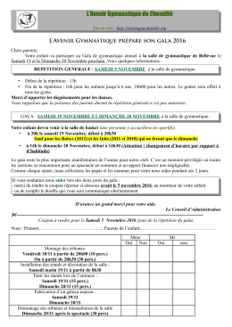 L`Avenir Gymnastique de Chemillé