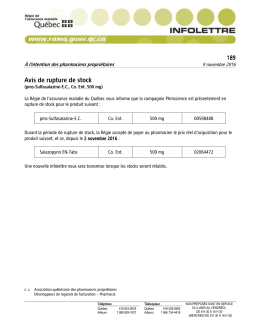 pms-Sulfasalazine-EC, Co. Ent. 500 mg