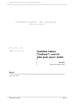 Isolation toiture Toulouse?: couvrir plus pour payer moins