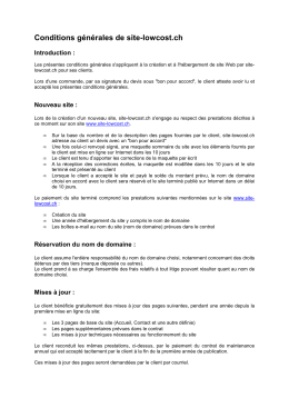 Conditions g&eacute;n&eacute;rales - Opus