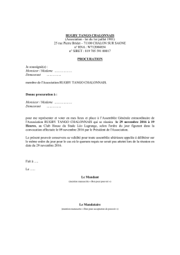 RTC - AGE du 29112016 - procuration - A la une | vivre-a