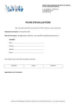fiched`evaluation