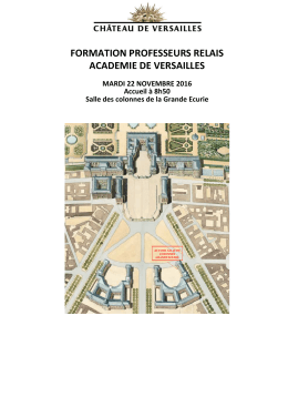 Plan Salle des Colonnes - Académie de Versailles