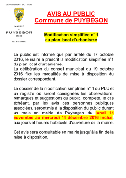 avis d`enquete publique