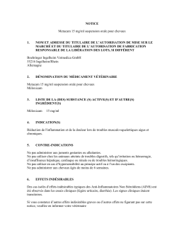 Notice - Boehringer Ingelheim Belgique