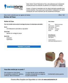 Monteur de Pneus - PDF de l`Annonce du 10.11.2016