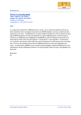 Forum: Le coin des geeks - The Blender Clan