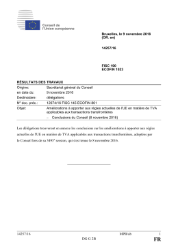 14257/16 MPB/ab 1 DG G 2B Les délégations trouveront en annexe