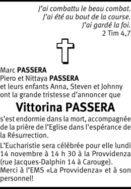 Vittorina PASSERA