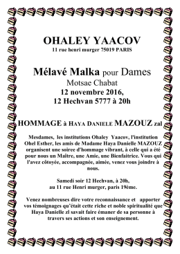 hommage a madame daniele mazouz zal