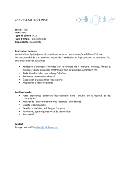 annonce offre d`emploi