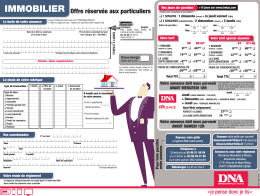IMMOBILIER Offre réservée aux particuliers