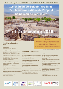 1 et 2 décembre 2016 - Ciham