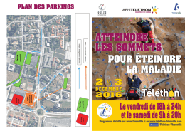 Voir et Télécharger le Programme Complet du Téléthon 2016 à