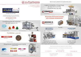 Conditionneuse de capsules Ensacheuse multipistes