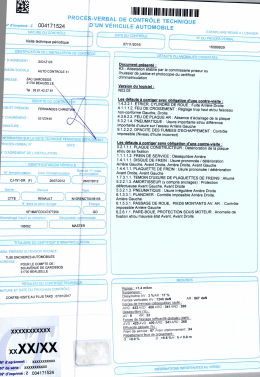 Contr&ocirc;le technique