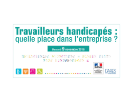 Le contexte de l`emploi et du maintien dans l`emploi des