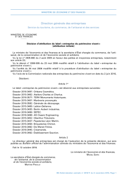 Direction générale des entreprises
