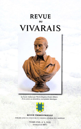 vivarais - Institut Olivier de Serres