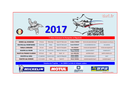 Dotation du Trophée: + de 10000 € en lots et chèques-cadeau