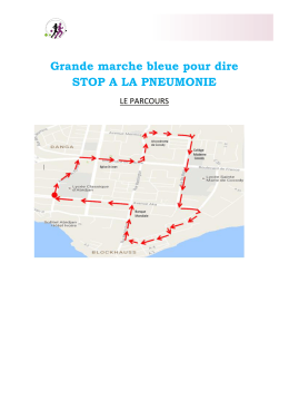 Grande marche bleue pour dire STOP A LA PNEUMONIE