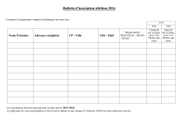 Inscription t&eacute;l&eacute;thon 2016 - Les Villages Tinchebrayens