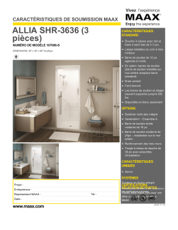 ALLIA SHR-3636 (3 pièces)