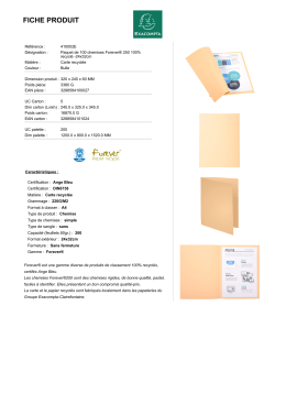 fiche produit