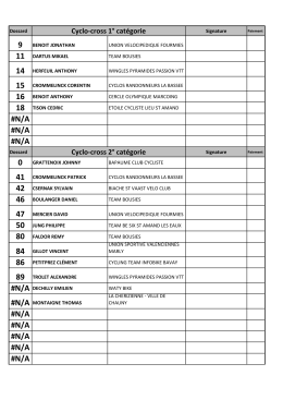 N/A #N/A #N/A - Ufolep 59-62